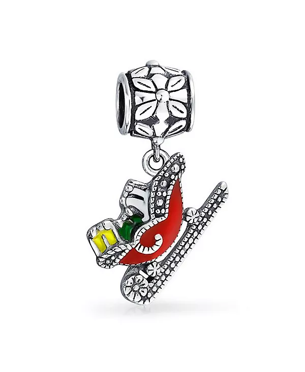 Рождественская красная подвеска-шарм в виде саней Санты из стерлингового серебра для браслета Bling Jewelry, red
Рождественская красная подвеска-шарм в виде саней Санты из стерлингового серебра для браслета Bling Jewelry, red