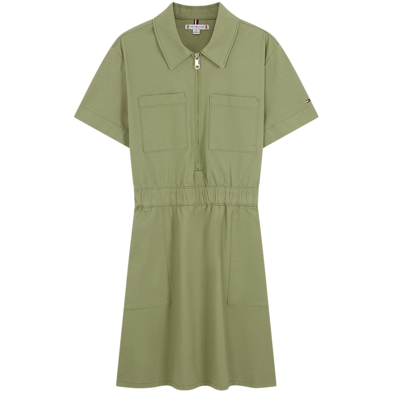 Женское платье с коротким рукавом Tommy Hilfiger, темно-зеленый
Женское платье с коротким рукавом Tommy Hilfiger, темно-зеленый