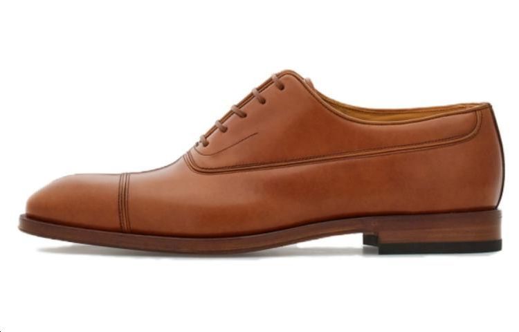 Оксфордские туфли с миндалевидным носком Ferragamo, коричневый
Оксфордские туфли с миндалевидным носком Ferragamo, коричневый