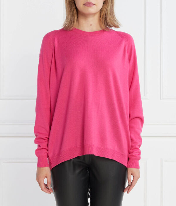 Свитер женский Riani свободного кроя шерстяной, розовый 
Свитер женский Riani свободного кроя шерстяной, розовый