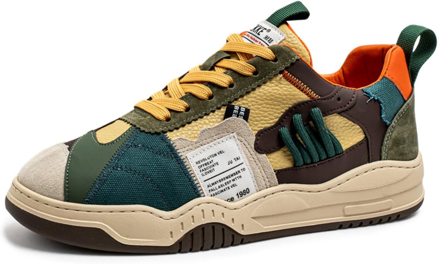 Мужские модные кроссовки с разноцветными заплатками на шнуровке, удобные, легкие, повседневные, с дышащей и нескользящей подошвой для ежедневного ношения, городской езды, зала, кампуса и катания на скейтборде Yrzhgdl
Мужские модные кроссовки с разноцветными заплатками на шнуровке, удобные, легкие, повседневные, с дышащей и нескользящей подошвой для ежедневного ношения, городской езды, зала, кампуса и катания на скейтборде Yrzhgdl