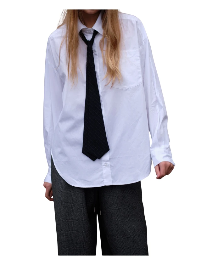 Рубашка с бантом Клэр Designers Remix, белый
Рубашка с бантом Клэр Designers Remix, белый