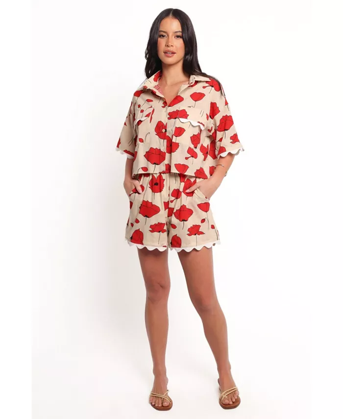 Женский короткий комплект Sallio Petal and Pup, коричневый/бежевый
Женский короткий комплект Sallio Petal and Pup, коричневый/бежевый