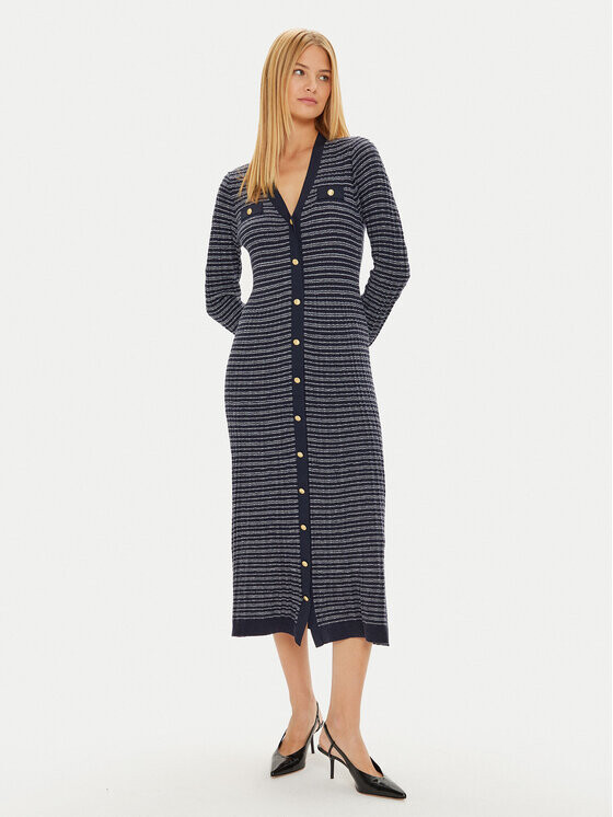 Трикотажное платье обычного кроя Tommy Hilfiger, синий 
Трикотажное платье обычного кроя Tommy Hilfiger, синий