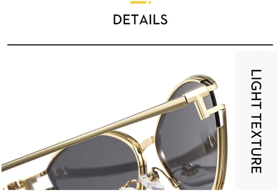 Металлические солнцезащитные очки для женщин, градиентные солнцезащитные очки для активного отдыха на природе, солнцезащитный крем для путешествий generic, 5
Металлические солнцезащитные очки для женщин, градиентные солнцезащитные очки для активного отдыха на природе, солнцезащитный крем для путешествий generic, 5