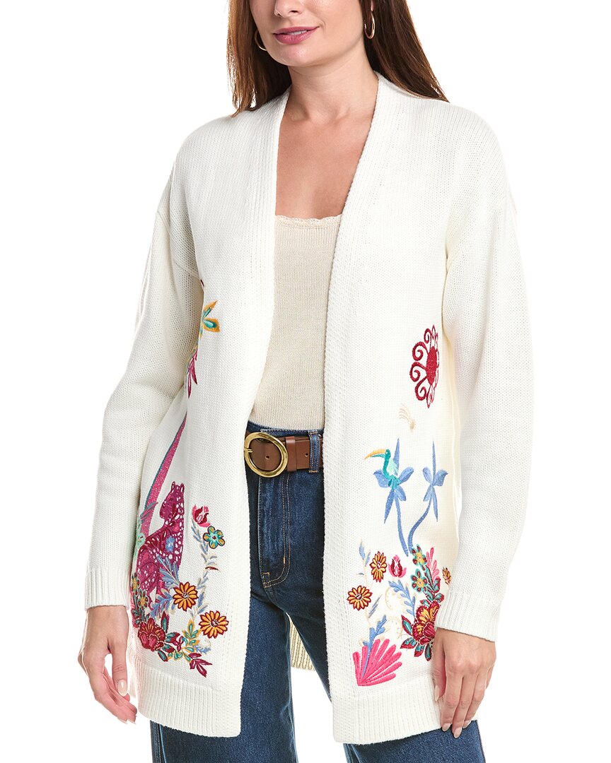 Джонни Уос Кардиган с боковым разрезом Johnny Was, белый
Джонни Уос Кардиган с боковым разрезом Johnny Was, белый