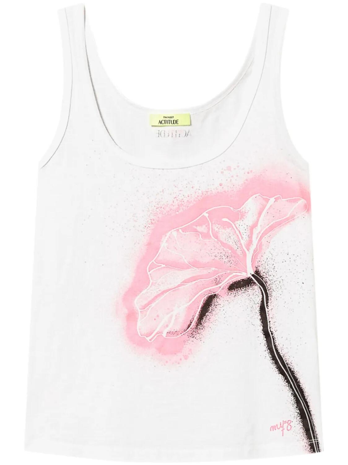 Майка TWINSET с цветочным принтом, белый
Майка TWINSET с цветочным принтом, белый