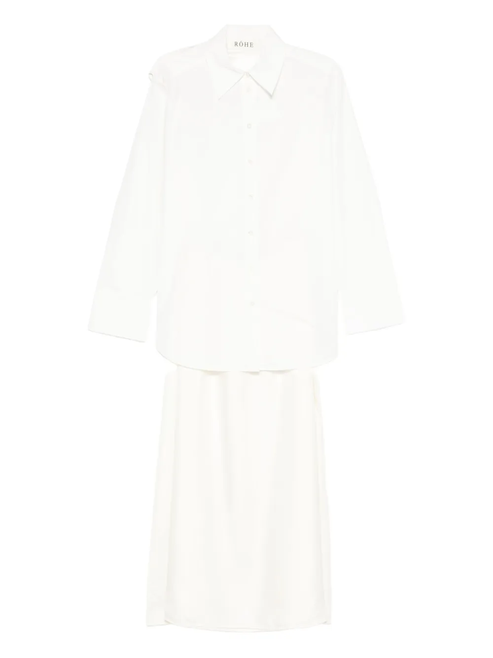 Платье-рубашка с вырезами Róhe, белый
Платье-рубашка с вырезами Róhe, белый