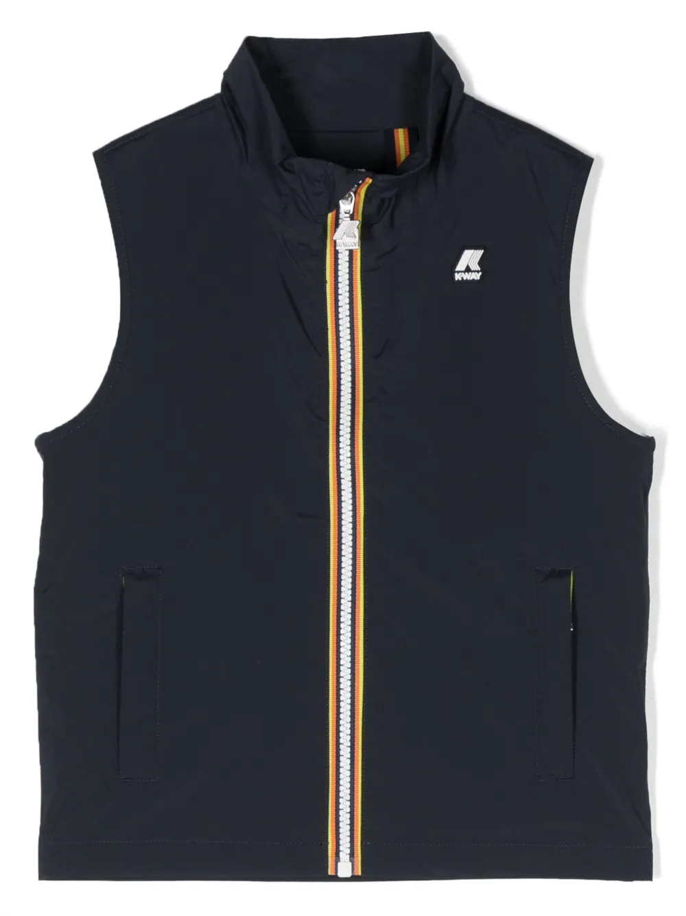 Жилет на молнии с нашивкой-логотипом K Way Kids, синий
Жилет на молнии с нашивкой-логотипом K Way Kids, синий