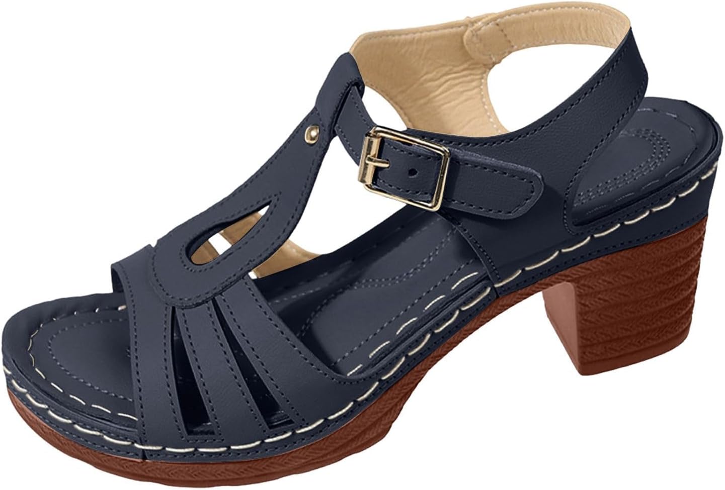 Женские сандалии Летние элегантные Платформа Низкий клин Комфортные элегантные с ремешком на щиколотке Открытый носок Модные свадебные, вечерние, на выпускной, для танцев Kvotuu, темно-синий
Женские сандалии Летние элегантные Платформа Низкий клин Комфортные элегантные с ремешком на щиколотке Открытый носок Модные свадебные, вечерние, на выпускной, для танцев Kvotuu, темно-синий