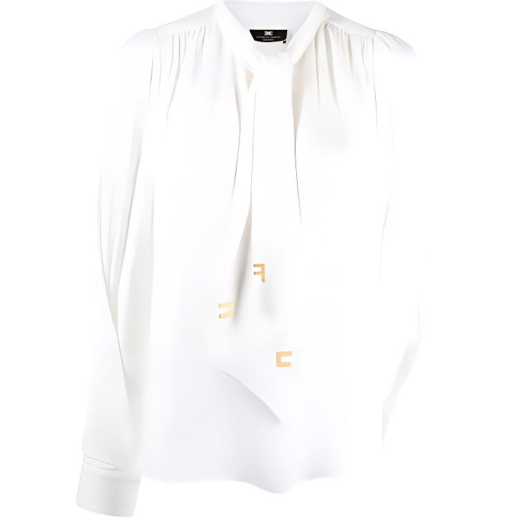 Рубашка Foulard-scarf Crepe Shirt Elisabetta Franchi, белый
Рубашка Foulard-scarf Crepe Shirt Elisabetta Franchi, белый