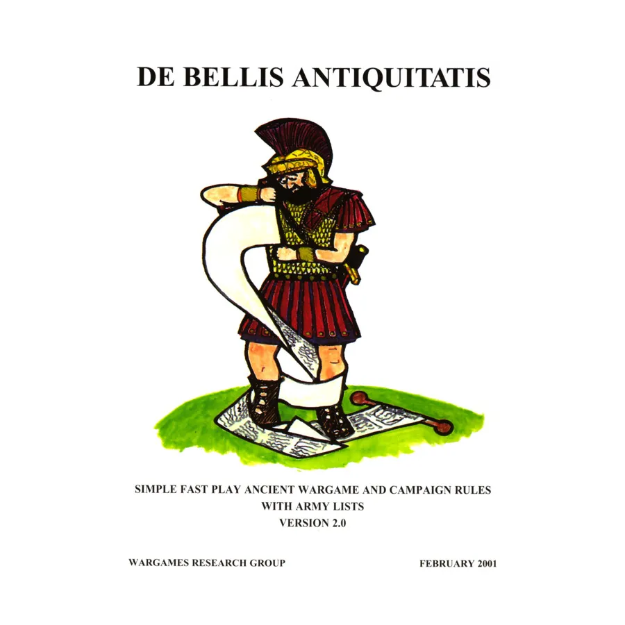 De Bellis Antiquitatis - Правила военных игр для древних и средневековых сражений (Версия 2.0), De Bellis Antiquitatis - Ancients (Wargames Research Group)
De Bellis Antiquitatis - Правила военных игр для древних и средневековых сражений (Версия 2.0), De Bellis Antiquitatis - Ancients (Wargames Research Group)
