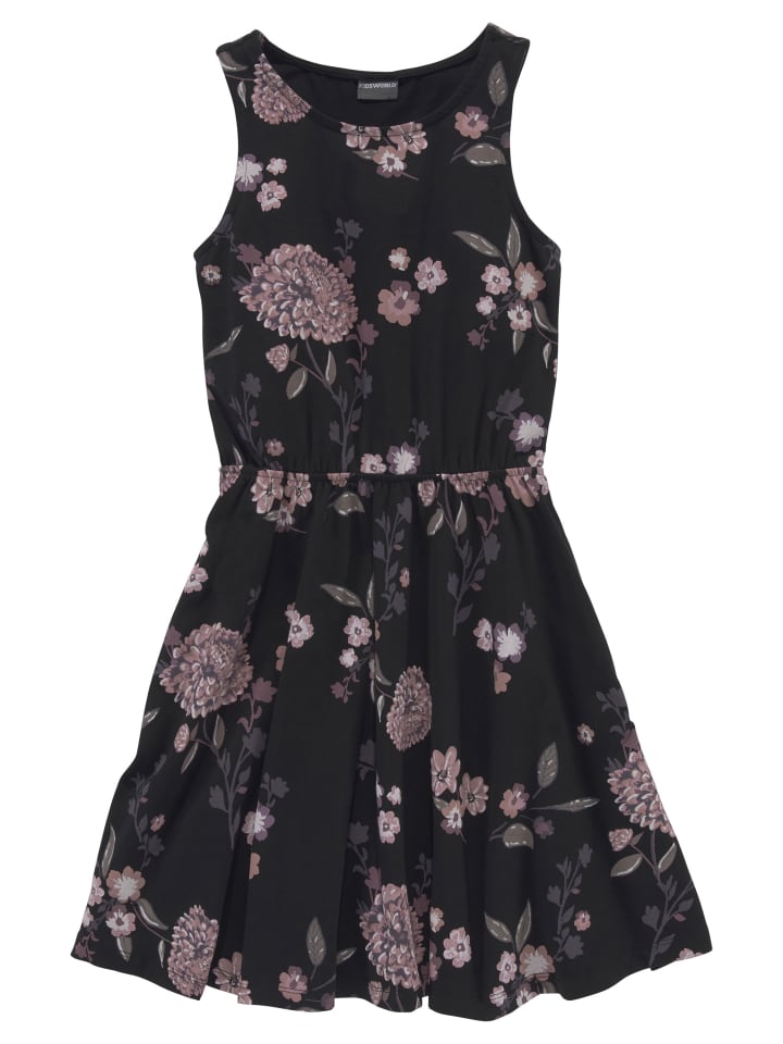 Платье из джерси с черным цветочным принтом Kidsworld
Платье из джерси с черным цветочным принтом Kidsworld