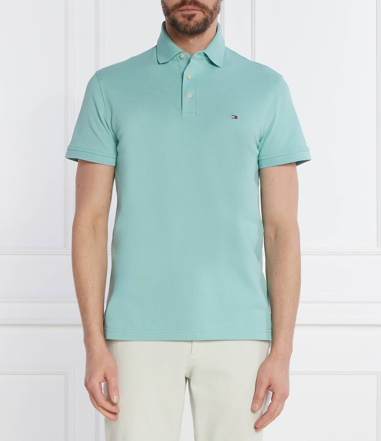 Поло Tommy Hilfiger Slim Fit, цвет menta
Поло Tommy Hilfiger Slim Fit, цвет menta