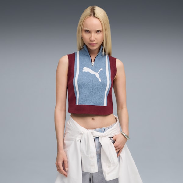 Женская майка с полумолнией Future.Puma.Archive, красный
Женская майка с полумолнией Future.Puma.Archive, красный