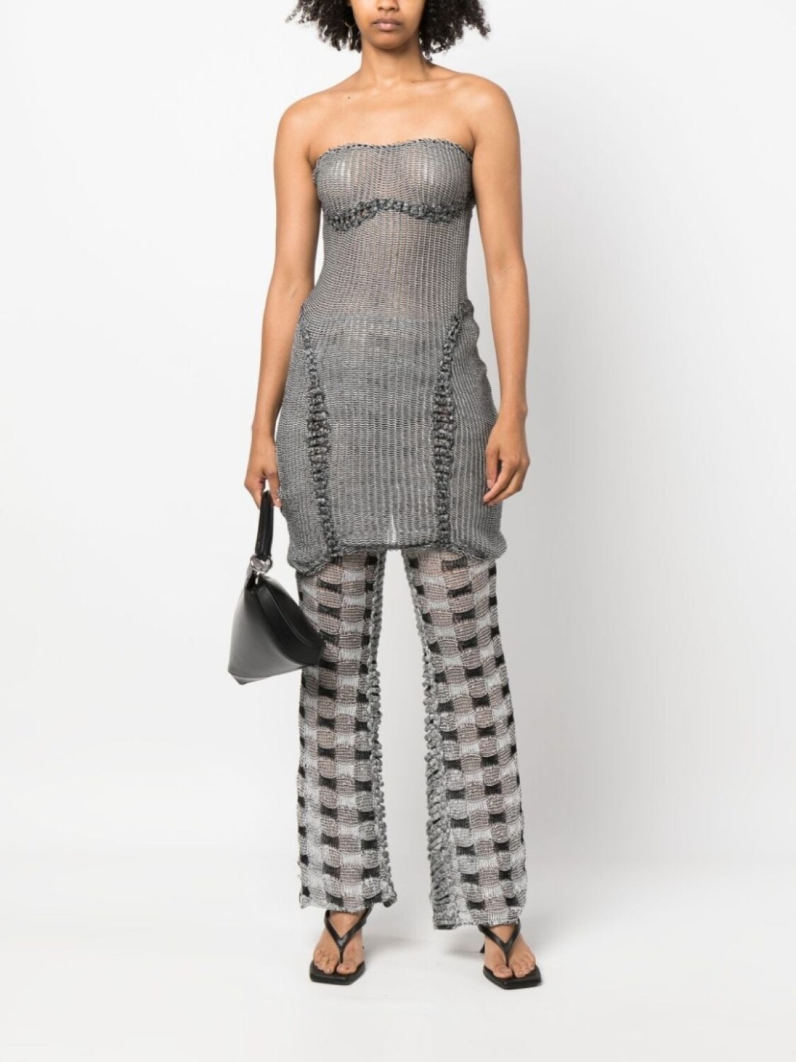 Isa Boulder платье в технике кроше, черный
Isa Boulder платье в технике кроше, черный