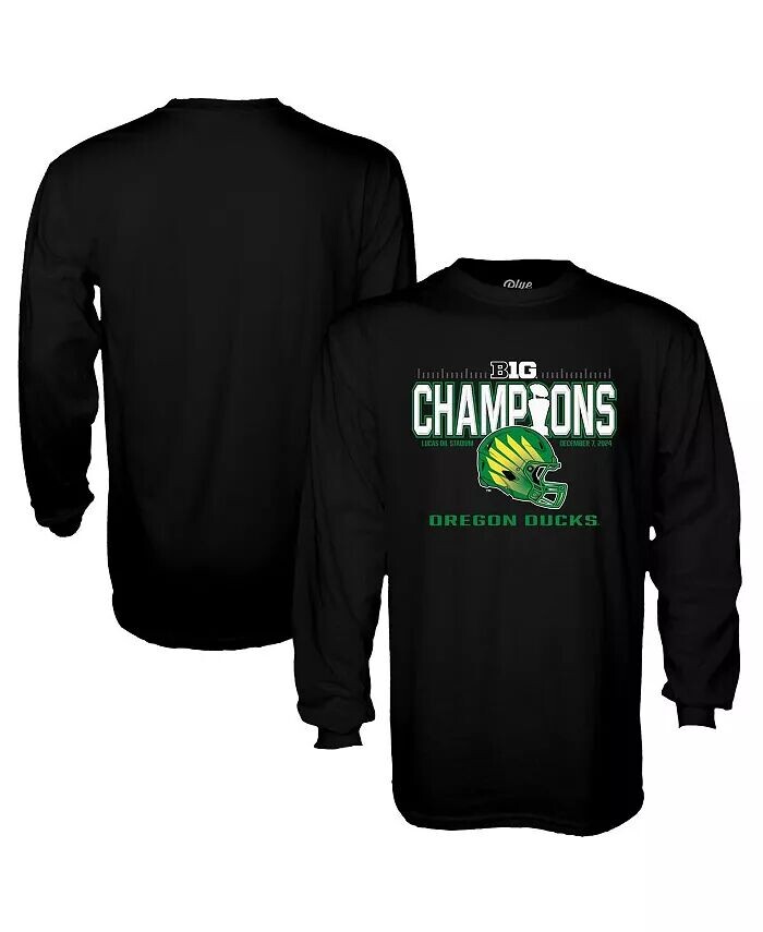 Мужская черная футболка с длинным рукавом Oregon Ducks 2024 Big Ten Football Conference Champions Locker Room Blue 84
Мужская черная футболка с длинным рукавом Oregon Ducks 2024 Big Ten Football Conference Champions Locker Room Blue 84