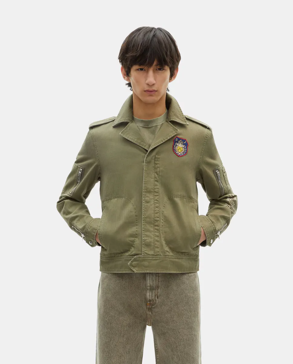 Мужская офицерская куртка The Kooples, темно-зеленый
Мужская офицерская куртка The Kooples, темно-зеленый