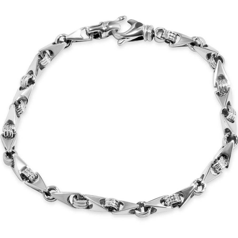 Мужской браслет из 14-каратного золота (22 грамма) или платины (36 граммов), 5,5 мм, 8,5 дюймов Pompeii2, 14K White Gold
Мужской браслет из 14-каратного золота (22 грамма) или платины (36 граммов), 5,5 мм, 8,5 дюймов Pompeii2, 14K White Gold