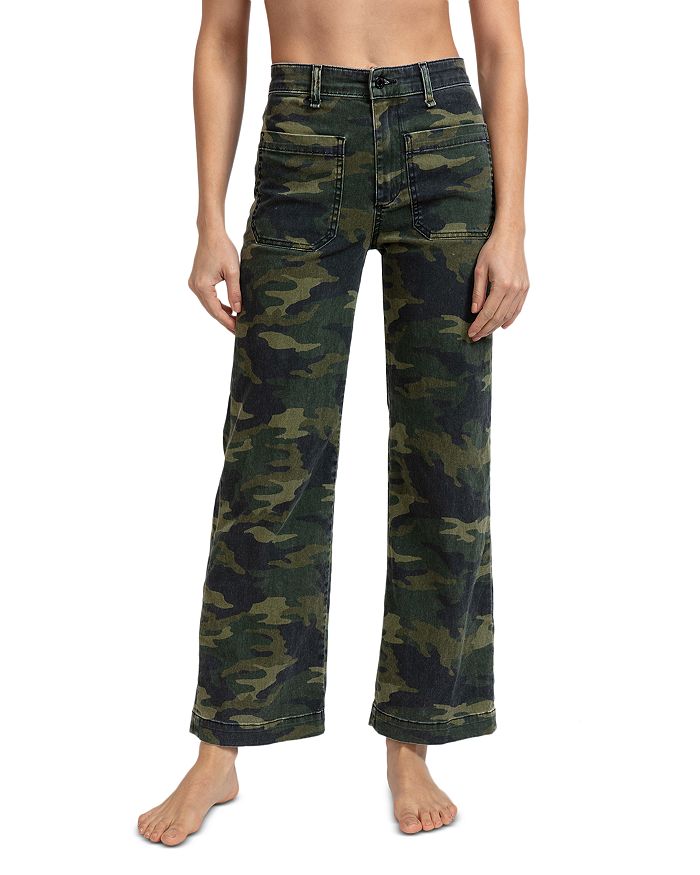 Широкие брюки камуфляжного цвета ASKK NY, зеленый
Широкие брюки камуфляжного цвета ASKK NY, зеленый