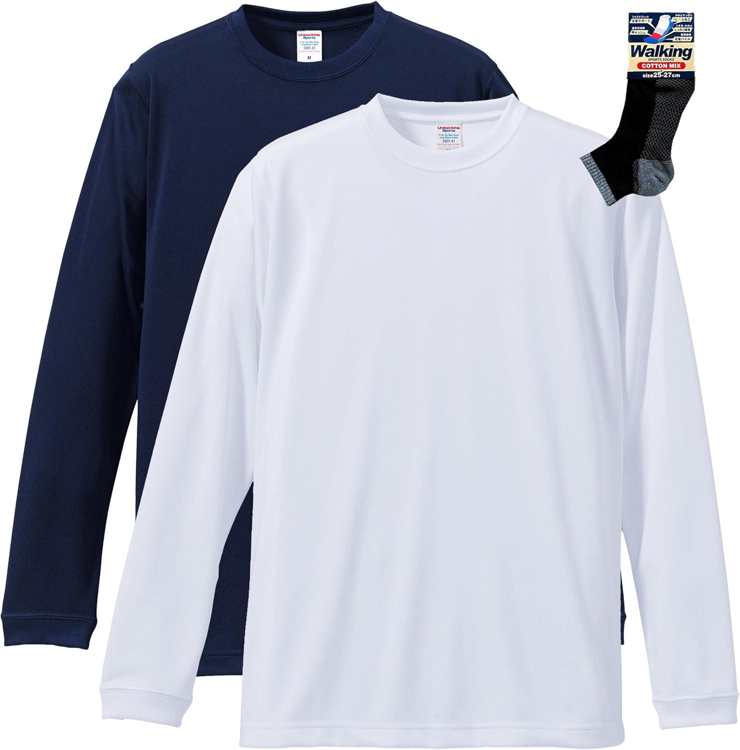 Футболка с длинным рукавом, с шелковистой текстурой мужская United Athle, белый/темно-синий
Футболка с длинным рукавом, с шелковистой текстурой мужская United Athle, белый/темно-синий