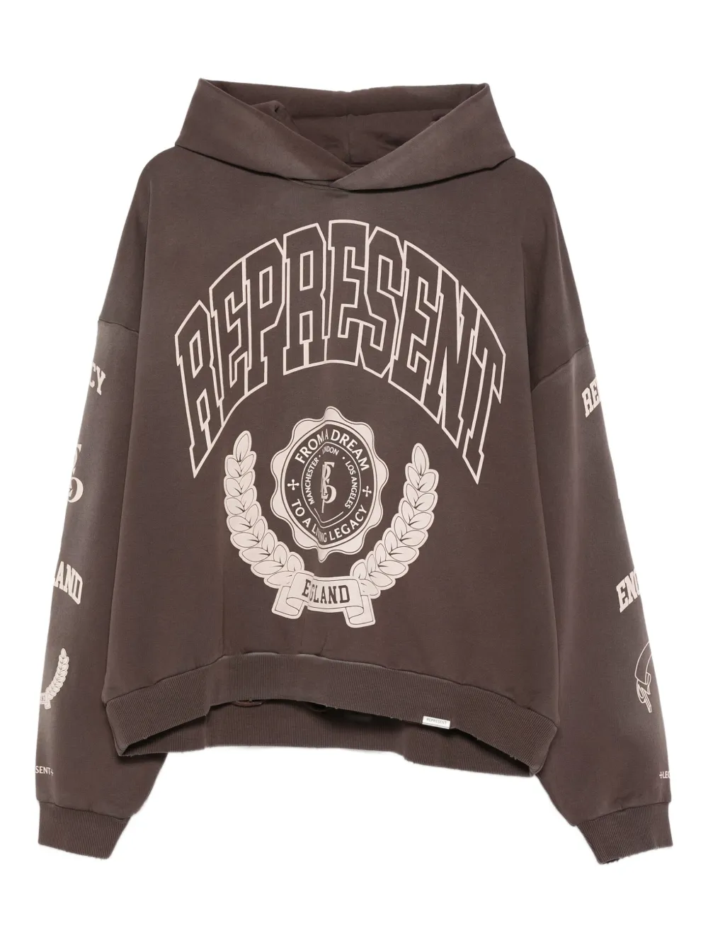Худи с логотипом Represent, черный
Худи с логотипом Represent, черный