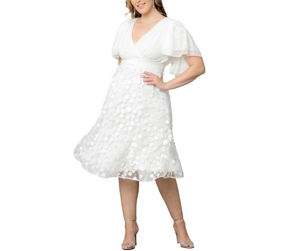 Коктейльное платье большого размера Pretty Petals из сетчатой ткани Kiyonna, Ivory blossoms
Коктейльное платье большого размера Pretty Petals из сетчатой ткани Kiyonna, Ivory blossoms