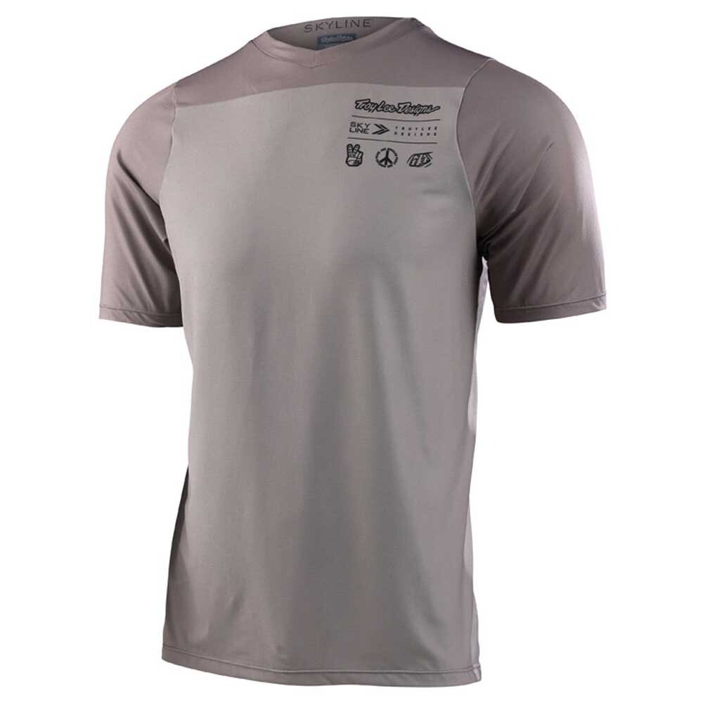 Мотоджерси с коротким рукавом Troy Lee Designs Skyline, серый 
Мотоджерси с коротким рукавом Troy Lee Designs Skyline, серый