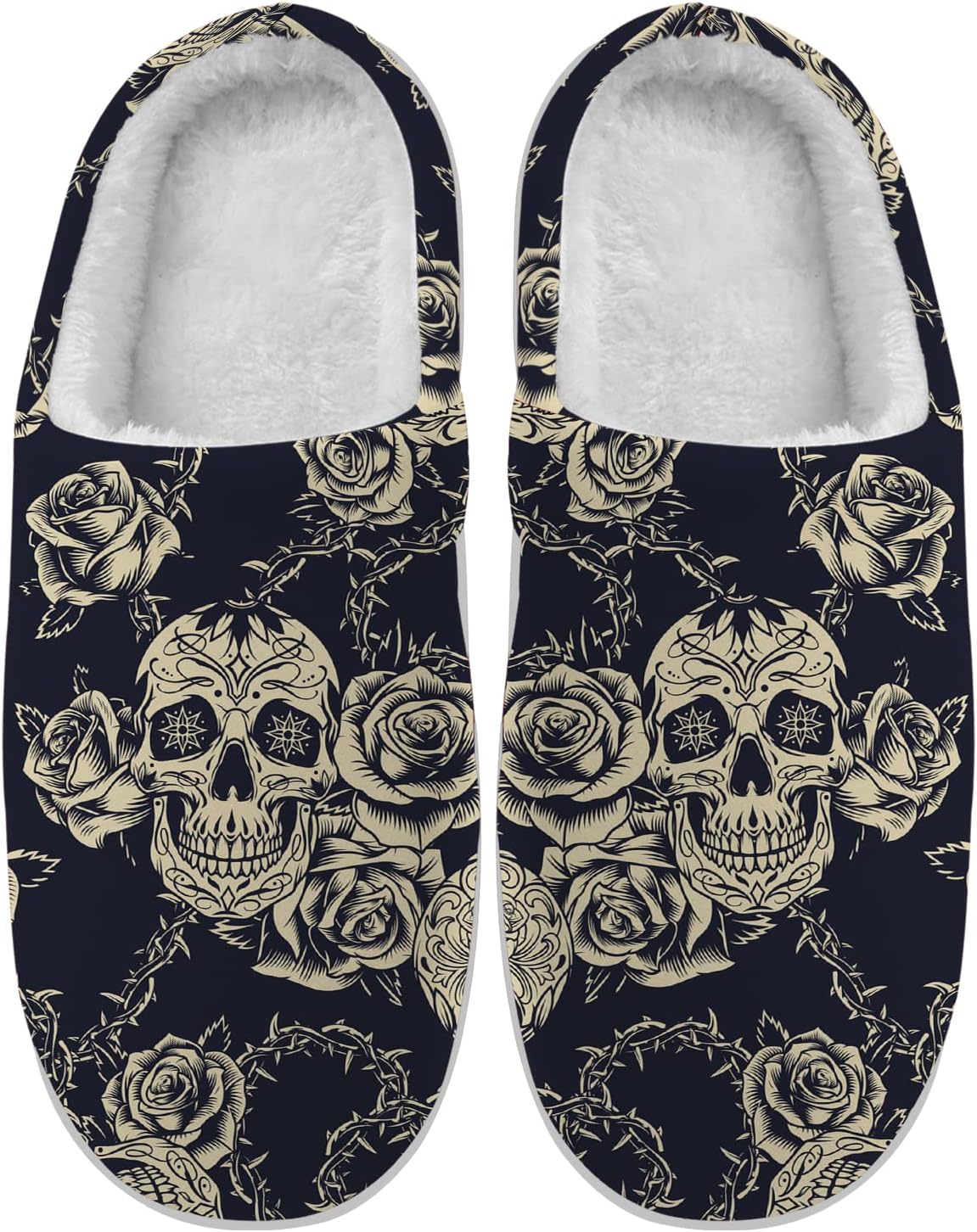 Тапочки Ciadoon Sugar Skull для женщин и мужчин, домашние тапочки, слипоны с эффектом памяти, пушистые тапочки, зимние сандалии, подарочная обувь, бежевый
Тапочки Ciadoon Sugar Skull для женщин и мужчин, домашние тапочки, слипоны с эффектом памяти, пушистые тапочки, зимние сандалии, подарочная обувь, бежевый