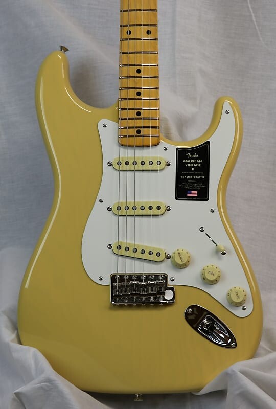Электрогитара Fender American Vintage II '57 Stratocaster 2023 Vintage Blonde
Электрогитара Fender American Vintage II '57 Stratocaster 2023 Vintage Blonde