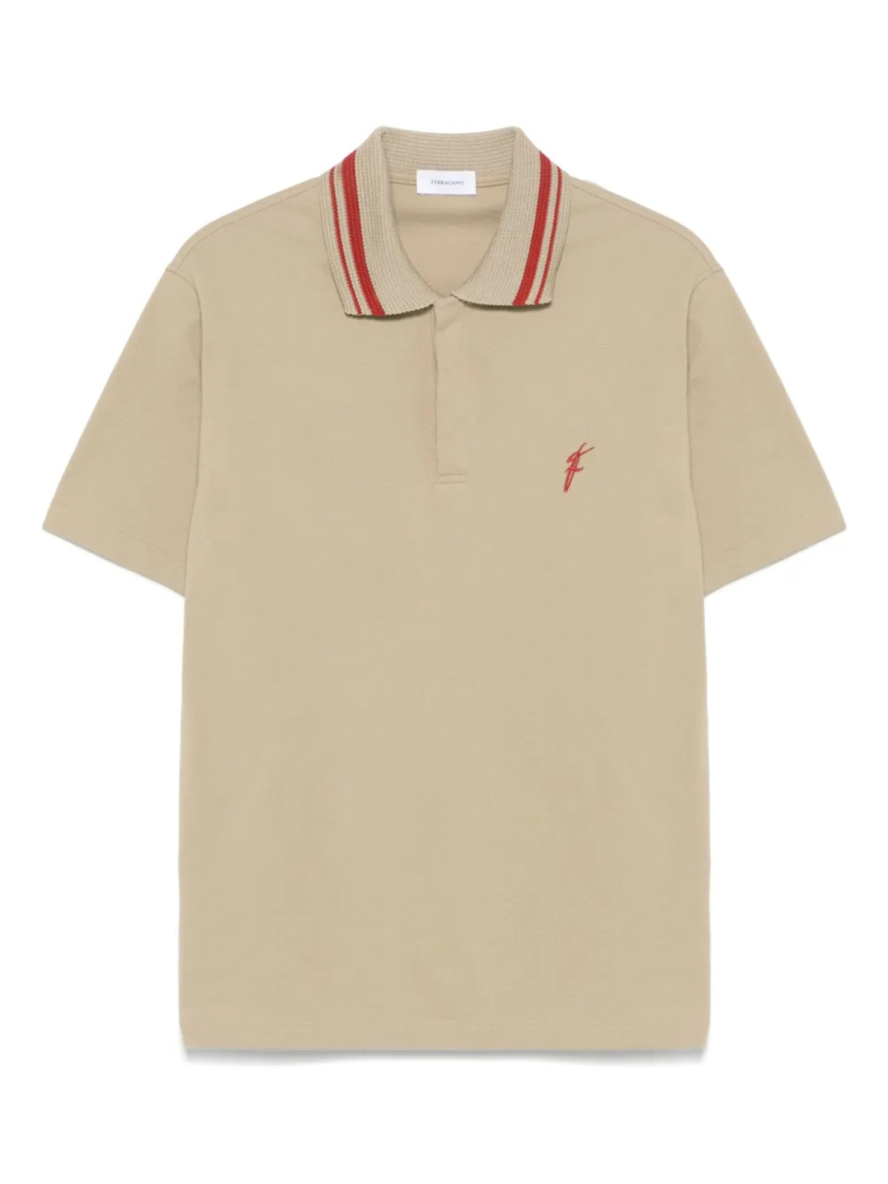 Рубашка поло с вышитым логотипом Ferragamo, нейтральный
Рубашка поло с вышитым логотипом Ferragamo, нейтральный