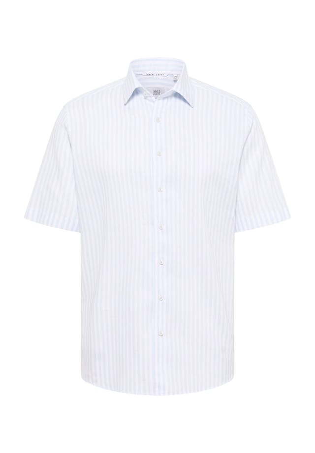 Льняная рубашка современного кроя Eterna, голубой
Льняная рубашка современного кроя Eterna, голубой