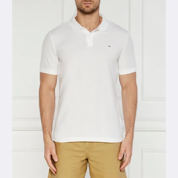Рубашка поло узкого кроя из пике Calvin Klein, белый
Рубашка поло узкого кроя из пике Calvin Klein, белый
