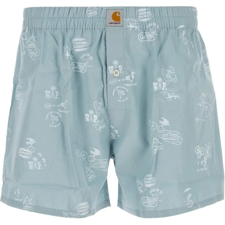 Хлопковые шорты с логотипом Carhartt WIP, синий
Хлопковые шорты с логотипом Carhartt WIP, синий