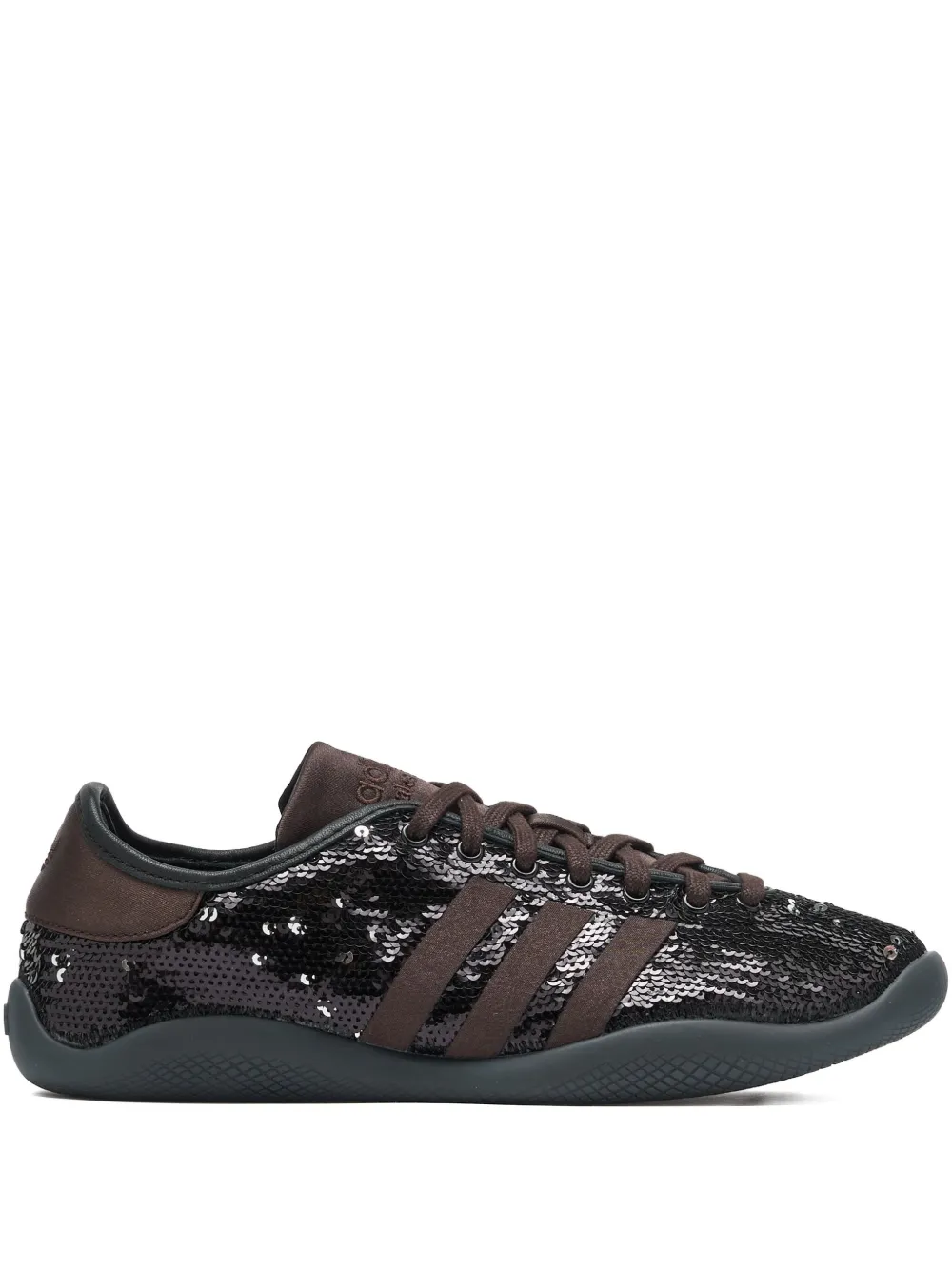 Кроссовки, украшенные пайетками Wales Bonner, коричневый
Кроссовки, украшенные пайетками Wales Bonner, коричневый