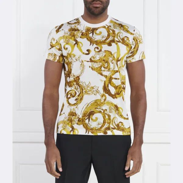 Облегающая футболка Versace, белый
Облегающая футболка Versace, белый