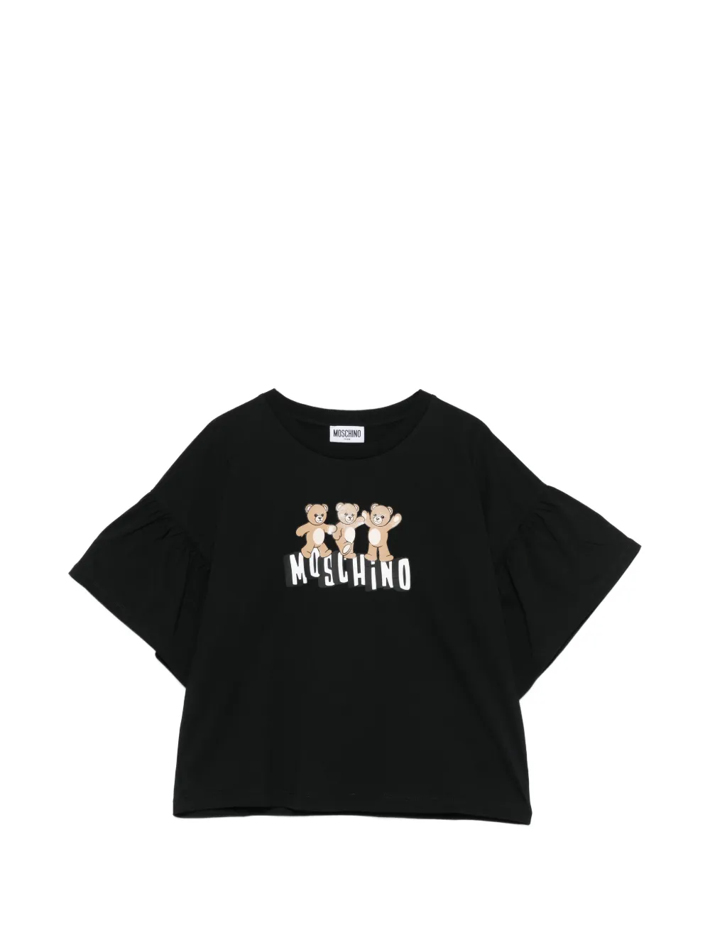 Футболка с изображением Тедди Moschino Kids, черный
Футболка с изображением Тедди Moschino Kids, черный