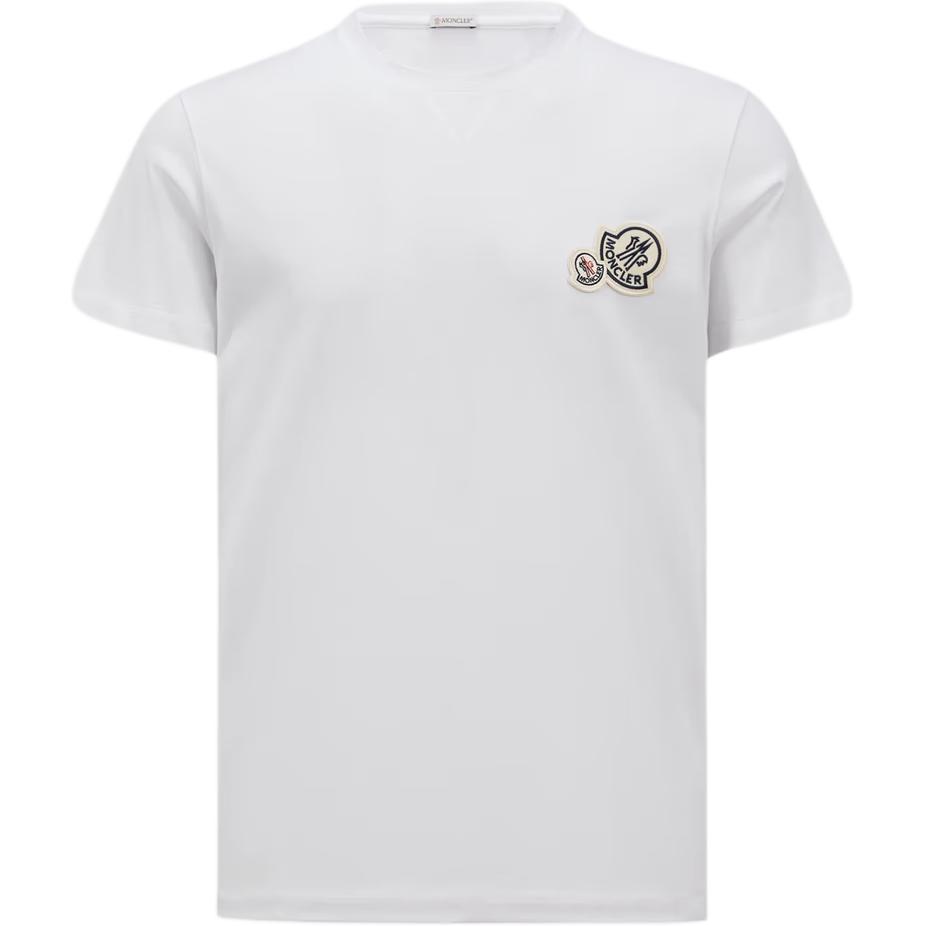 Футболка с двойным логотипом Moncler, белый
Футболка с двойным логотипом Moncler, белый