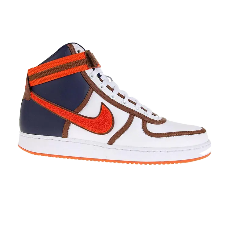 Кроссовки Nike Vandal High Leather 'Orange Obsidian', белый 
Кроссовки Nike Vandal High Leather 'Orange Obsidian', белый