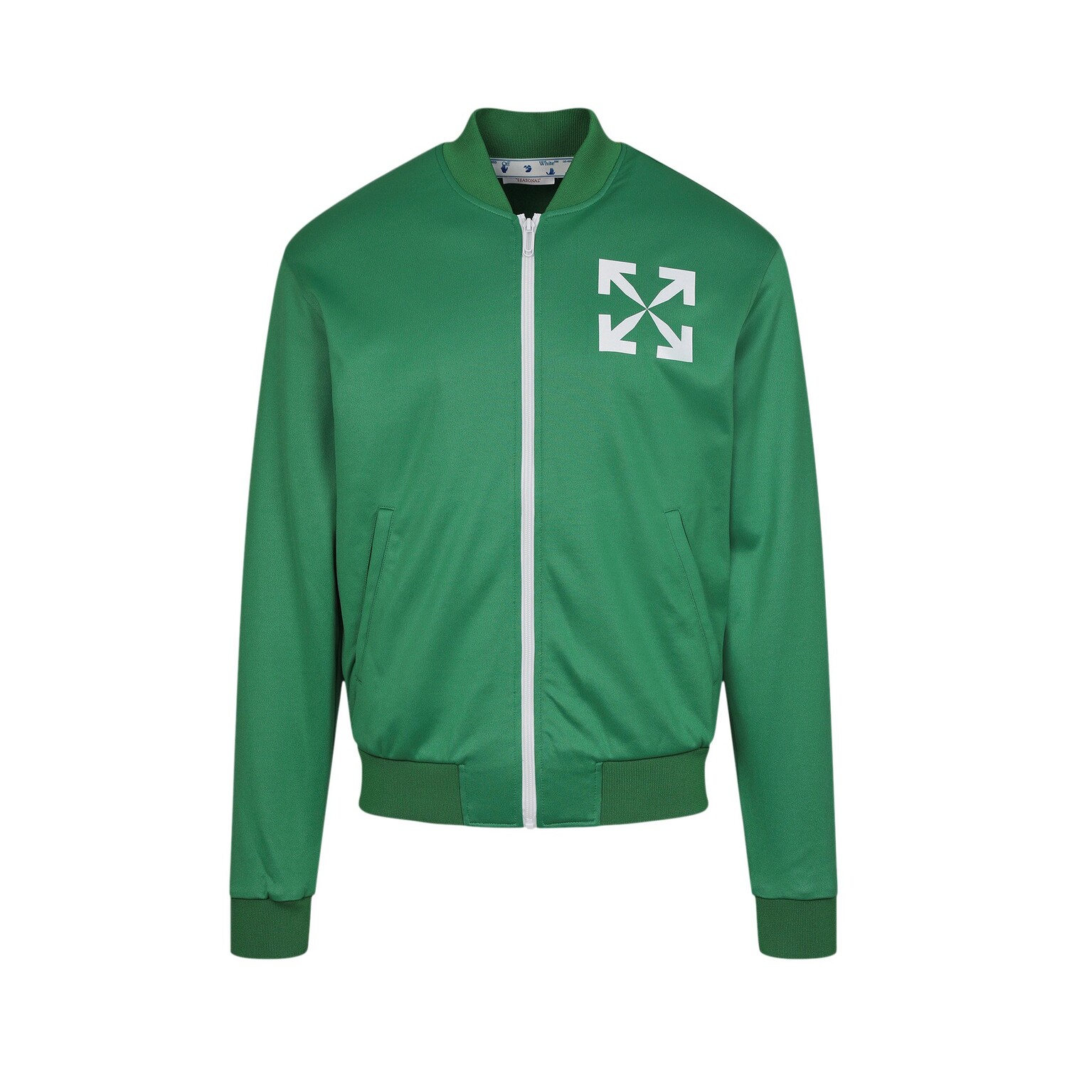 Спортивная куртка-бомбер с принтом Off-White Arrows, цвет Зеленый/Белый
Спортивная куртка-бомбер с принтом Off-White Arrows, цвет Зеленый/Белый