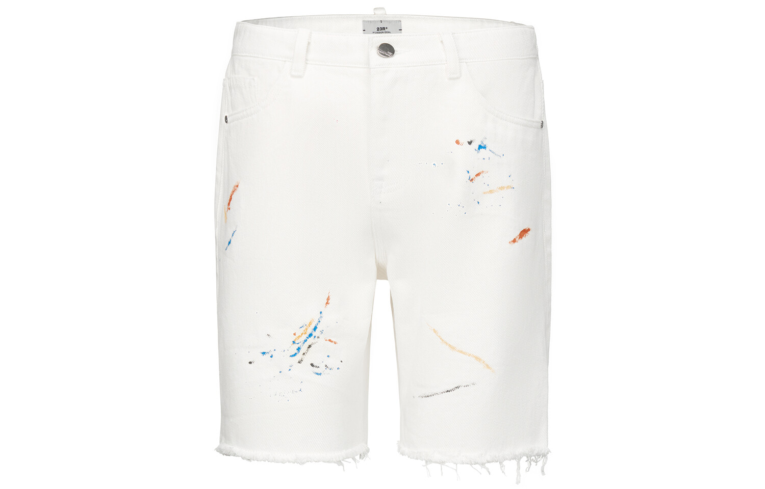 23R+ Мужские джинсовые шорты, Белый
23R+ Мужские джинсовые шорты, Белый