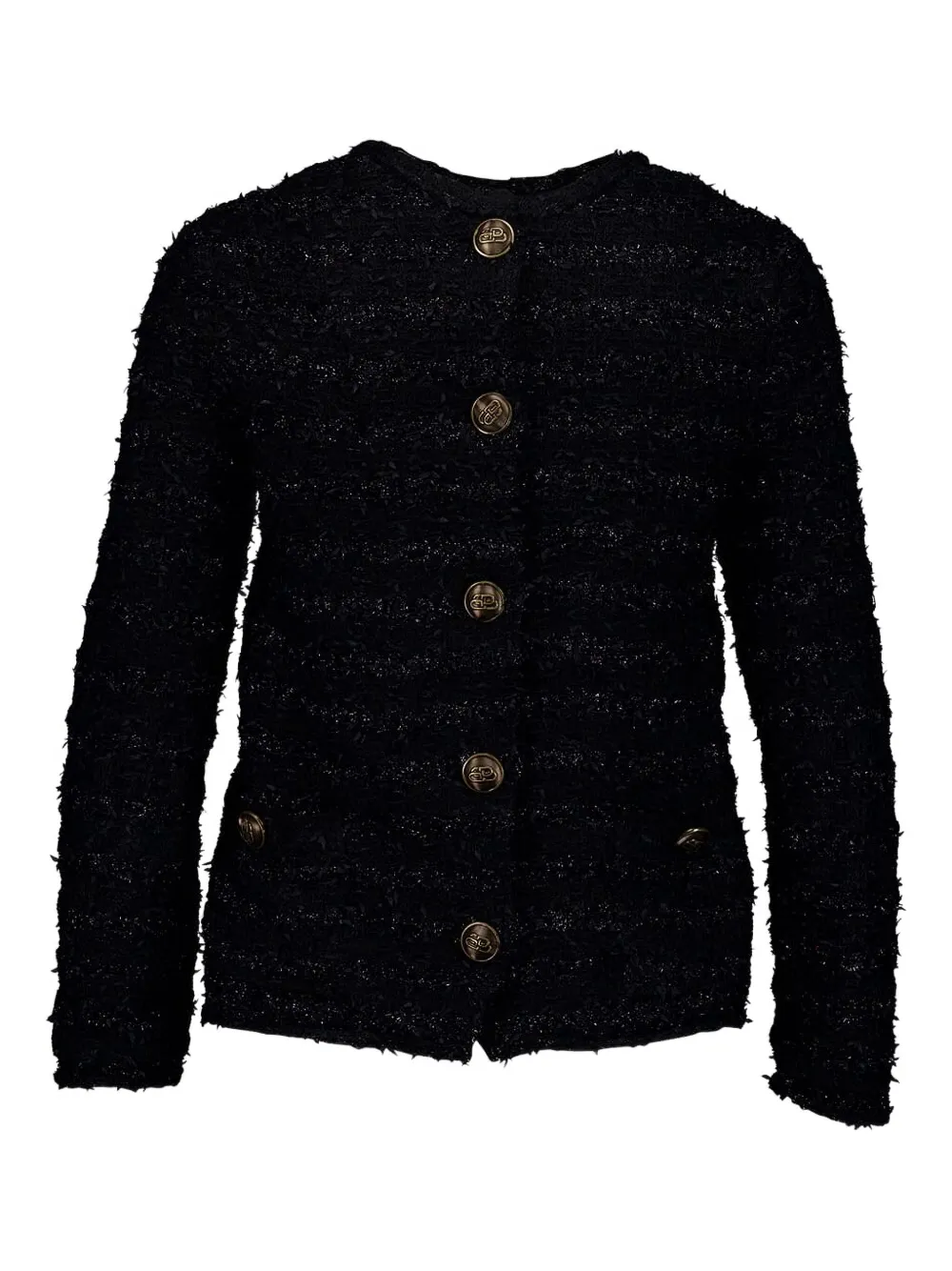 Твидовая блузка на пуговицах BALENCIAGA, черный
Твидовая блузка на пуговицах BALENCIAGA, черный