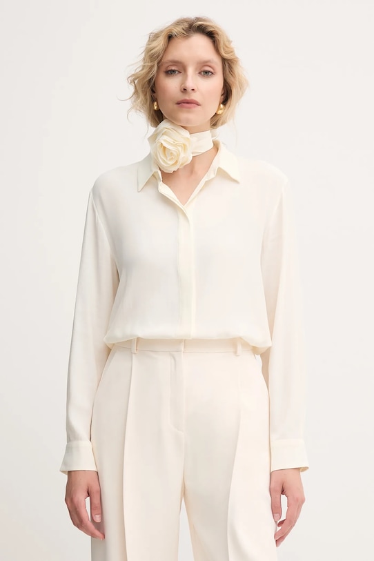 Рубашка с шелком Marella, бежевый
Рубашка с шелком Marella, бежевый