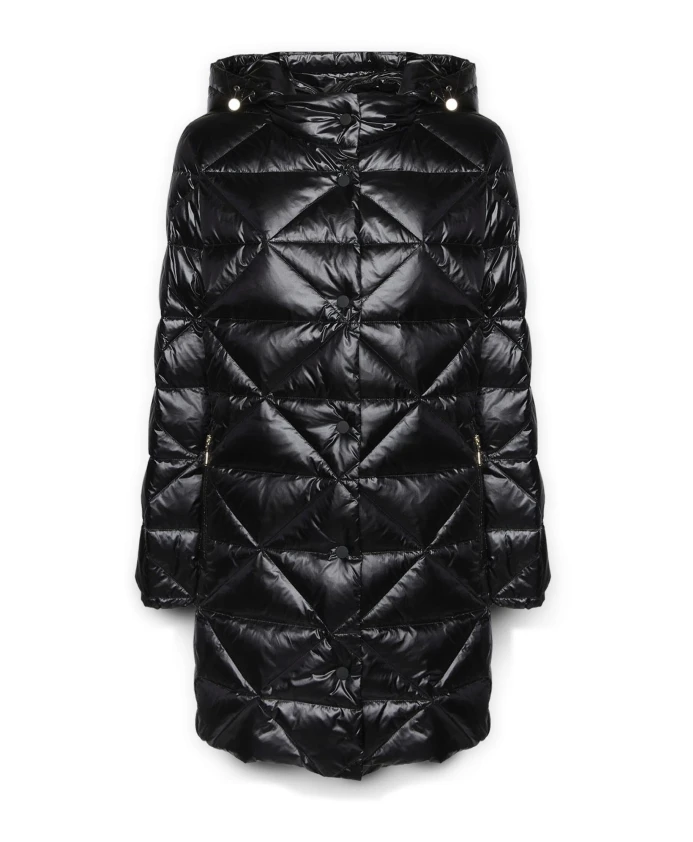 Стеганая пуховая куртка с капюшоном Elena Mirã², черный
Стеганая пуховая куртка с капюшоном Elena Mirã², черный