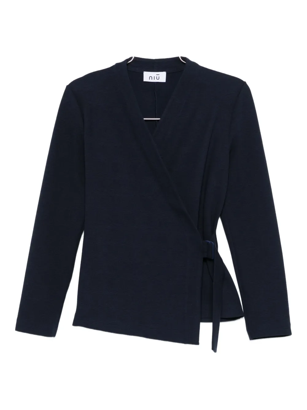 Пиджак с запахом и поясом Niu, синий
Пиджак с запахом и поясом Niu, синий