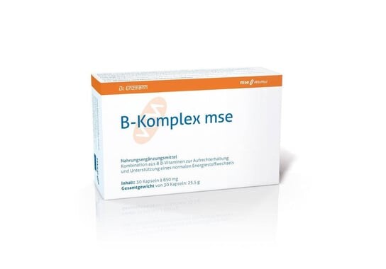 B-Complex mse (30 капсул) Dr. Enzmann MSE
B-Complex mse (30 капсул) Dr. Enzmann MSE