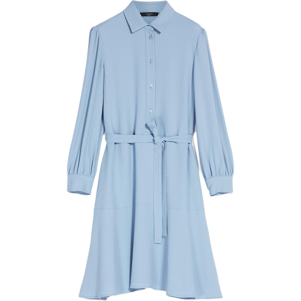 WEEKEND MaxMara Длинное платье с рукавами женское синее
WEEKEND MaxMara Длинное платье с рукавами женское синее