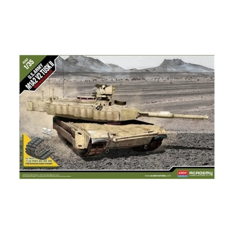 Армия США M1A2 V2 Tusk II, Military Model Kits (1:35) (Academy Hobby)
Армия США M1A2 V2 Tusk II, Military Model Kits (1:35) (Academy Hobby)