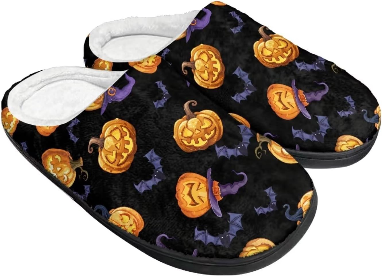 Хлопковые тапочки на Хэллоуин и Рождество для женщин и мужчин, мягкие, теплые, нескользящие, домашние тапочки, дорожные тапочки Buxolandt, Halloween Pumpkin Bat
Хлопковые тапочки на Хэллоуин и Рождество для женщин и мужчин, мягкие, теплые, нескользящие, домашние тапочки, дорожные тапочки Buxolandt, Halloween Pumpkin Bat