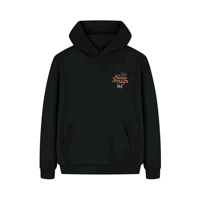 361° Толстовка мужская Super Black с капюшоном утепленная
361° Толстовка мужская Super Black с капюшоном утепленная